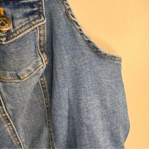 Addition Elle Love & Legend Sleeveless Denim Vest Size 20 - Picture 7 of 10
